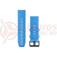 Curea Garmin Quickfit 26 silicon albastru cyan