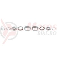 Cuveti pedalier BMX otel cromat