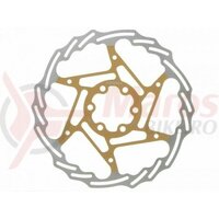 Disc Ashima Aro-19, 160mm, 6 suruburi, auriu, AM