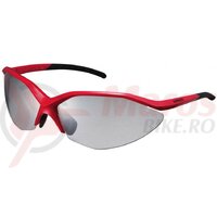 Eyewear Shimano CE-S52R frame red/black lences smoke orange mirror/clear/rose