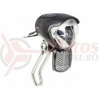 Far bicicleta Busch&Muller Avy 30Lux, negru, cu suport otel, si cablu