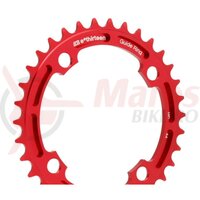 Foaie angrenaj E-THIRTEEN Chainring Guidering 39T (4mm) Red Rocket Anodised