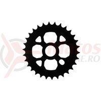 Foaie pedalier BMX 30T, negru