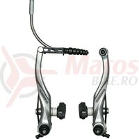 Frana V-brake Shimano BR-T4000 RW, Incl. cable guide, argintiu