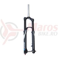 Furca telescopica 27.5'' - SR Suntour DUROLUX36 BOOST DS RC PCS 15QLOC2 CTS alu 170mm AHEAD1.5” tapered, negru mat