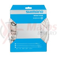Furtun hidraulica Shimano SM-BH59-JK 1700mm alb (ajustabil) conector drept pe maneta (neasamblat)