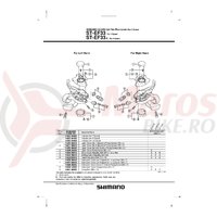 Indicator Shimano ST-EF33-8 dreapta 8v