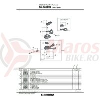 Indicator unit Shimano SL-M8000 dreapta