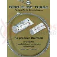 Interior brake cable,steel, bulb nipple 2050 mm lg.,1,5 mm ?, single packed
