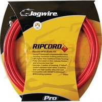 Kit bowden frana MTB Jagwire Ripcod Pro diametru 5mm rosu 'substrat de chevlar' 3000mm