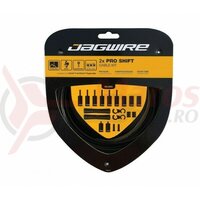 Kit bowden schimbator Jagwire 2 x Pro (PCK500) diam.4mm Lex-SL / STS-PS, negru, 3200mm (include toate piesele necesare montarii) AM
