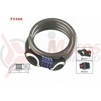 Lacat Tonyon TY563, 8X1000 cu cifru, negru