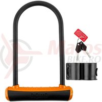Lacat U-Lock Onguard Neon 8153 115x230 mm negru/orange