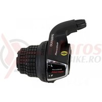 Maneta de schimbator Shimano Tourney SL-RS-LN 3v neindexata Revo cablu 1800mm