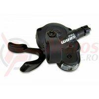 Manete schimbator TRX Trigger, 2:1 Shimano, 7x3vit, negre