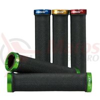 Mansoane MTB/ATB  XtasY, negre 135 mm, colier albastru