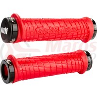 Mansoane ODI MTB Troy Lee Designs Lock-On, 130 mm, rosii