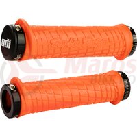 Mansoane ODI MTB Troy Lee Designs Lock-On portocaliu, 130 mm coliere negre