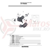 Mansoane Shimano ST-RS685 1 per.