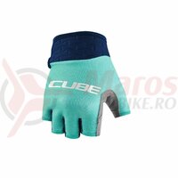Manusi Cube Gloves Performance Junior Short Finger blue´n´mint