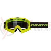 Ochelari MTB Cratoni C-Rage neon yellow gloss, transparent lenses