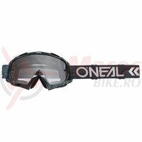Ochelari O'Neal B-10 Goggle CAMO V.22 negru/alb - lentila transparenta