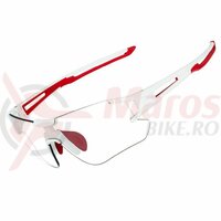 Ochelari ROCKBROS frameless, photochromic UV400, alb-rosu