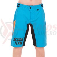 Pantaloni Cube Junior Baggy Short X ActionTeam albastru/orange
