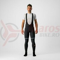 Pantaloni lungi cu bretele Castelli Polare 3, Negru