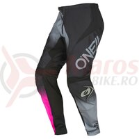 Pantaloni O'Neal Element Women's Pants Racewear V.22 black/gray/pink