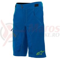 Pantaloni scurti Alpinestars Outrider Water Resistant Base Shorts dark blue/lime