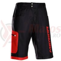Pantaloni scurti Merida F196 Baggy Enduro red/black