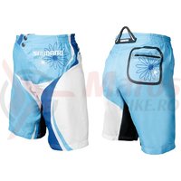 Pantaloni scurti Shimano femei MTB olympian blue/bonnie blue/white