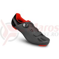 Pantofi ciclism FLR F-11 Pro Road negru/rosu