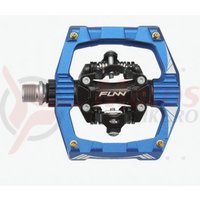 Pedale Funn Ripper SPD albastru anodizat si pini aurii