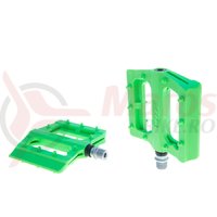 Pedale plastic cu rulmenti HT-PA 12 verzi