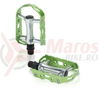 Pedale XLC MTB Ultralight V PD-M15 alum., silver/lime green