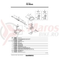 Pini pedale PD-MX30 Shimano marimea  (L) 10 buc #41K 9802