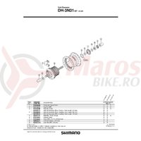 Piulita infundata Shimano HB-IM40 M9