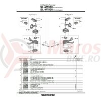 Placa ghidaj de dreapta Shimano SL-M7000-10