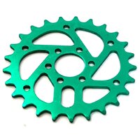 Placa pedalier BMX KHEbikes MVP 25T - verde