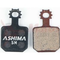 Placute frana Ashima AD0208, semi-metalice, compatibile Magura MT5/7, AM