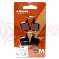 Placute frana Ashima AD0209, semi-metalice, compatibile Magura MT5, AM