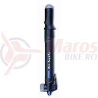 Pompa mini plastic, telescopica Giyo GP-45E, neagra, valva dubla