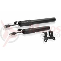 Pompa mini XLC MTB PU-M05 6 bar black plastic 190mm DV/SV/AV