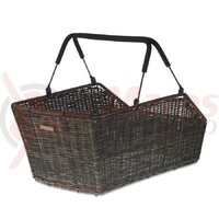 Cos bicicleta Basil Cento Rattan M-Syst. grey, close-meshed, removable