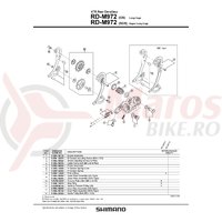 RD-M972 ansamblu B-Axle Shimano
