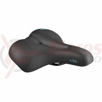 Sa Selle Royal Float relaxed unisex, slow fit foam, central anatomic hole, black astrale, clip