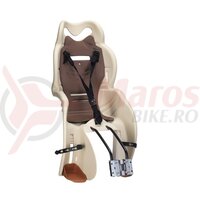 Scaun pentru copii - HTP - SANBAS, spate, fixare spate cadru, crem/maro