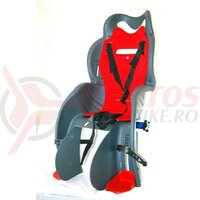 Scaun copii - HTP - SANBAS, spate, fixare spate portbagaj, grii/rosu